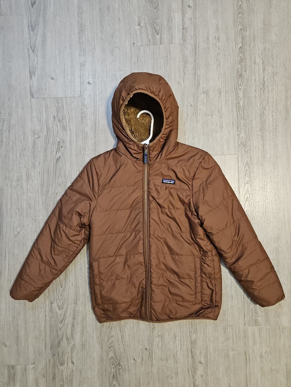 Patagonia Kids' XXL Reversible Ready Freddy Insulated Hooded Jacket